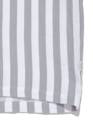 GELATO PIQUE MENS Organic Cotton Striped Shirt- Men's Loungewear Tops at Gelato Pique USA