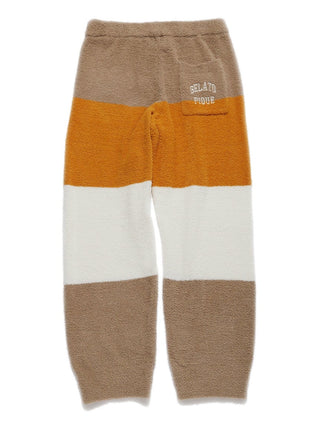 GELATO PIQUE MENS Baby Moco Block Striped Long Pants- Men's Premium Loungewear Pants, Pajamas, Sleep Pants and Long Pants at Gelato Pique USA