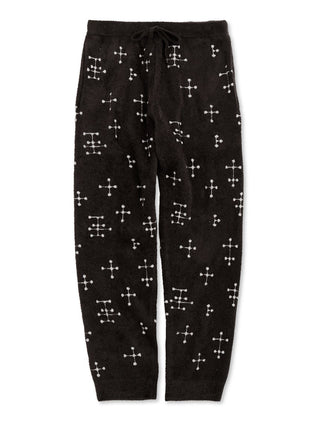 EAMES MENS Smoothie DOT PATTERN Jacquard Long Pants Loungewear- Mens Premium Loungewear Pants, Pajamas, Sleep Pants and Long Pants at Gelato Pique USA