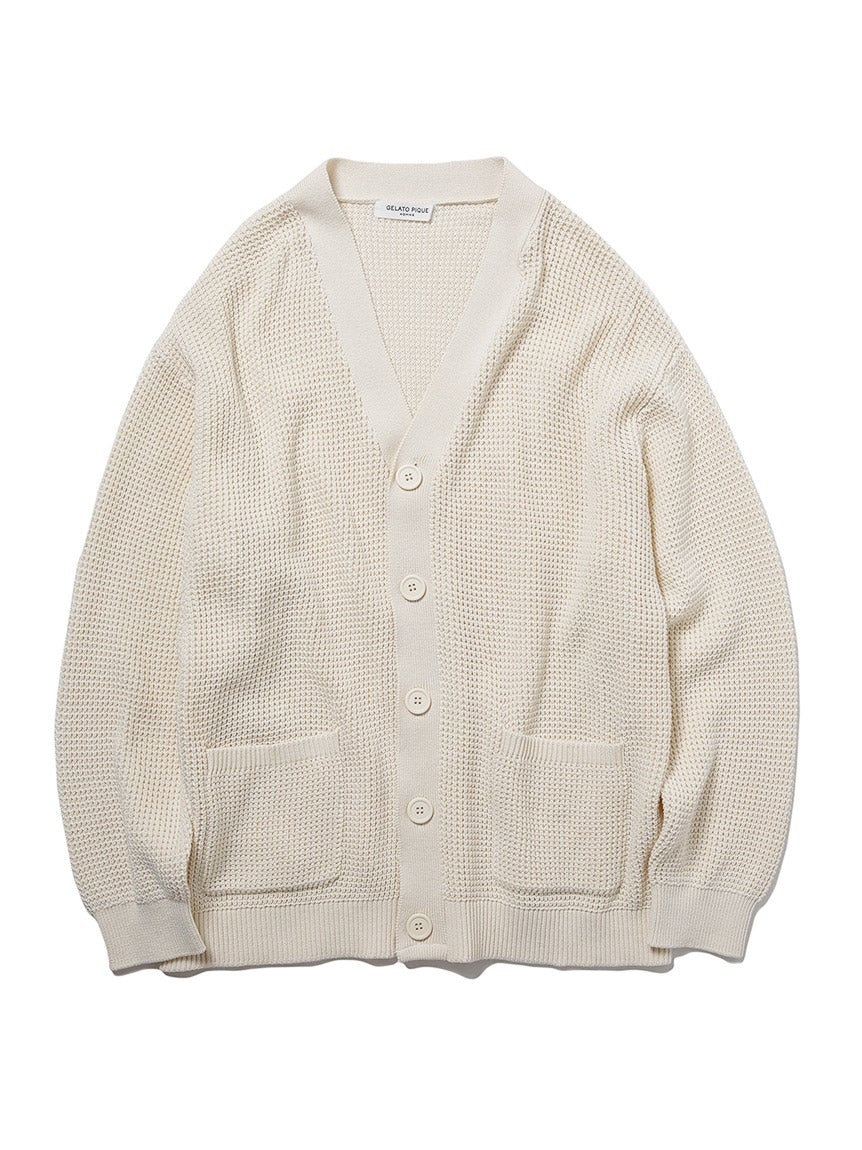 Moco Mens Knit Cardigan - gelato pique