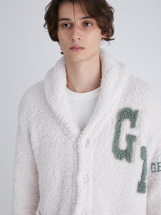MENS Recycle Gelato Logo Cardigan- Men's Cardigan Sweaters at Gelato Pique USA