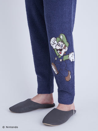 Super Mario MENS  Luigi Parka & Long Pants Set by Gelato Pique USA. The feel was soft and bouncy touch like merengue provides a dreamy sensation.