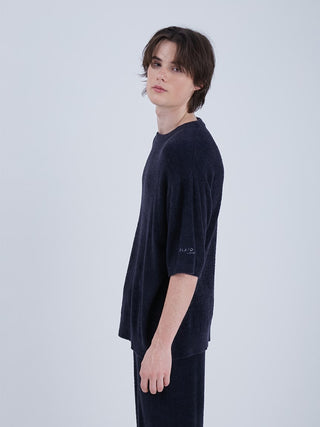 Men's Basic Smooth Pullover by Gelato Pique USA. A series with a basic design that uses the popular spring and summer material "Smoothy". 