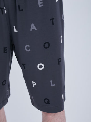 Rayon Logo Pattern Half Lounge Pants - Ultimate Father's Day Gift Guide at Gelato Pique USA