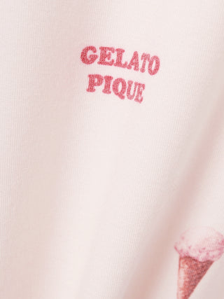The long pants with the ice pattern are from Gelato Pique USA. The first in a series of long pants designed for lounging about the house that include ice cream as a design motif.