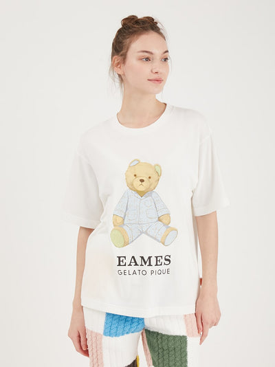 EAMES Teddy Bear Loungewear T-Shirt gelato pique