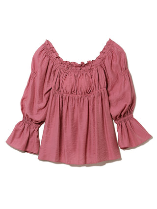Tulip Frilled Hem Smock Blouse- Ultimate Mother's Day Gift Guide at Gelato Pique USA