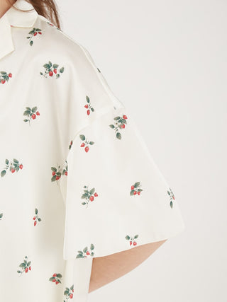 Retro Strawberry Satin Shirt- Ultimate Mother's Day Gift Guide at Gelato Pique USA