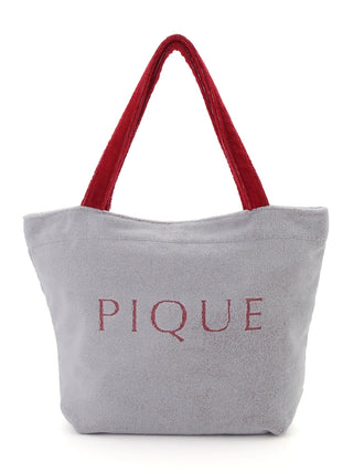 Terrycloth Logo Tote- Women's Loungewear Bags, Pouches, Eco Bags & Tote Bags at Gelato Pique USA