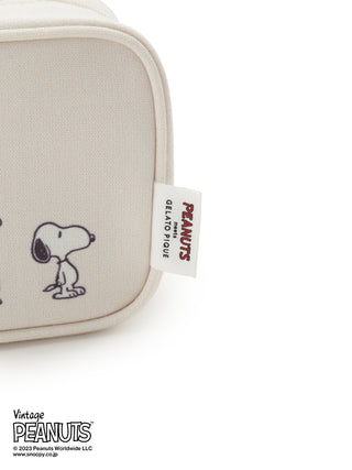 PEANUTS Pouch with Handle- Women's Loungewear Bags, Pouches, Eco Bags & Tote Bags at Gelato Pique USA