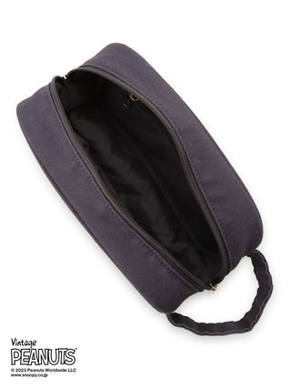 PEANUTS Pouch with Handle- Women's Loungewear Bags, Pouches, Eco Bags & Tote Bags at Gelato Pique USA