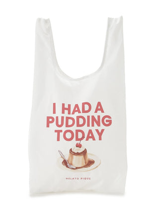 Pudding One-Point Patter Gusseted Eco Bag- Women's Loungewear Bags, Pouches, Eco Bags & Tote Bags at Gelato Pique USA