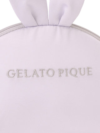 Bunny Satin Pouch- Women's Loungewear Bags, Pouches, Eco Bags & Tote Bags at Gelato Pique USA