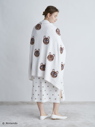 (Animal Crossing : New Horizons) Timmy & Tommy JQD Blanket- Jacquard Loungewear Blanket at Gelato Pique USA