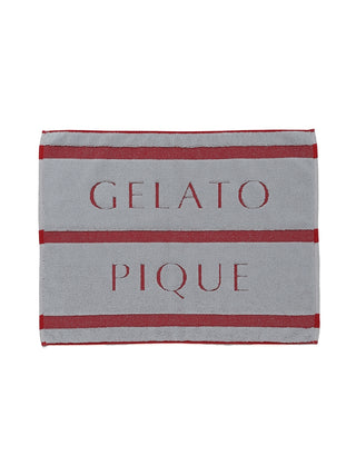 Terrycloth Logo Bath Mat- Lounge Towels And Bathroom Essentials at Gelato Pique USA