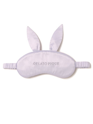 Bunny Satin Eye Mask Violet- Women's Eye Mask/Sleeping Mask at Gelato Pique USA