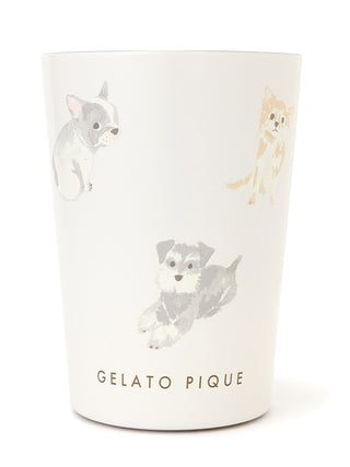 Gelato Pique USA's CAT & DOG Motif Design Convenience Shop Tumbler. A stainless tumbler that can keep your drinks cold and warm. 