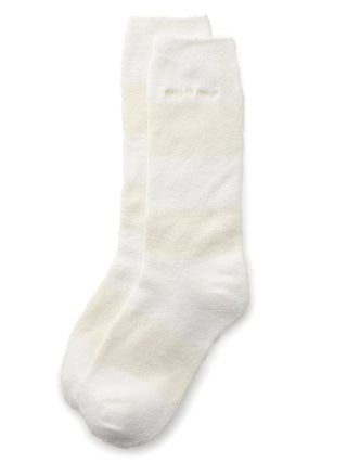 Smoothie 2 Border Mid Socks- Women's Lounge Socks at Gelato Pique USA