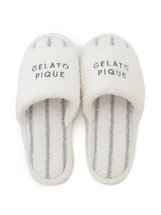 Striped Room Shoes- Women's Lounge Room Slippers at Gelato Pique USA