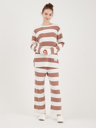 Smooth Rib Border Long Pants- Ultimate Mother's Day Gift Guide at Gelato Pique USA