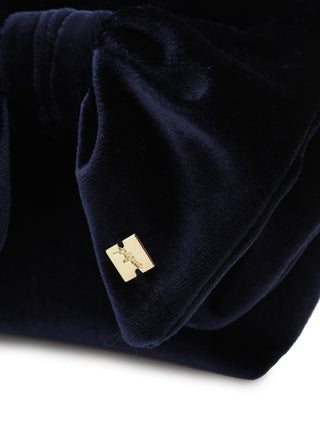 Velour Ribbon Pouch- Women's Loungewear Bags, Pouches, Eco Bags & Tote Bags at Gelato Pique USA